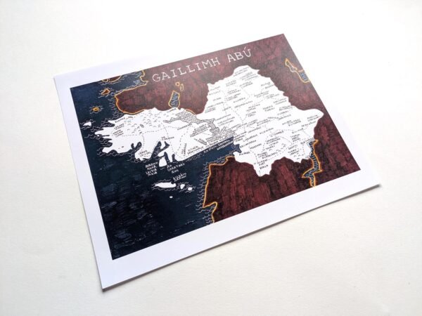 Map of Galway GAA clubs, 10in x 8in print - Image 4