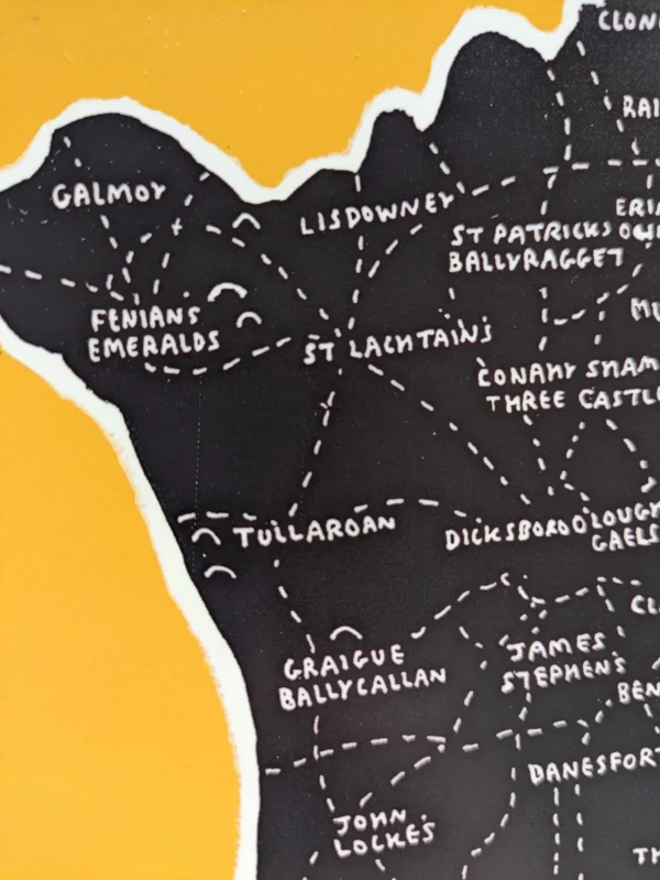 Kilkenny GAA club map, 8in x 10in print - Image 2