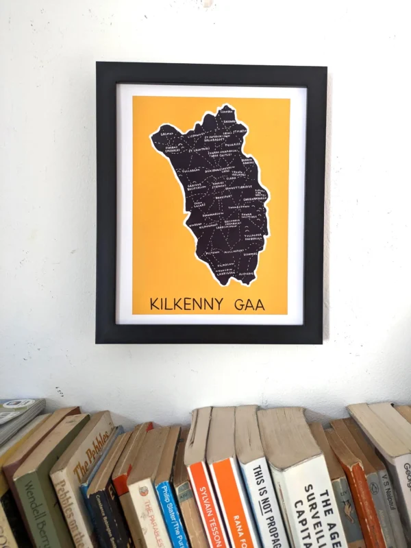 Kilkenny GAA club map, 8in x 10in print - Image 4