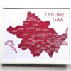 Map of County Tyrone | GAA club version, 10in x 8in print.