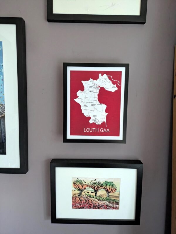 Louth GAA club map, 8in x 10in print - Image 4