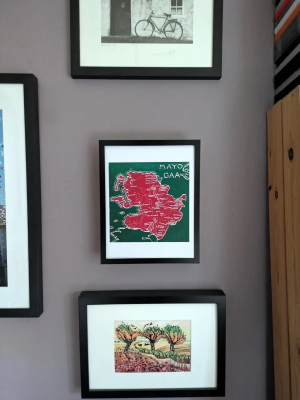 Mayo GAA club map, 8in x 10in print - Image 4