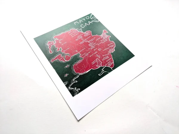 Mayo GAA club map, 8in x 10in print - Image 2