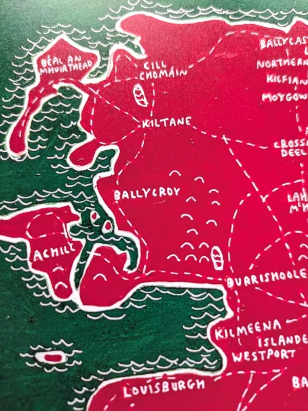 Mayo GAA club map, 8in x 10in print - Image 3