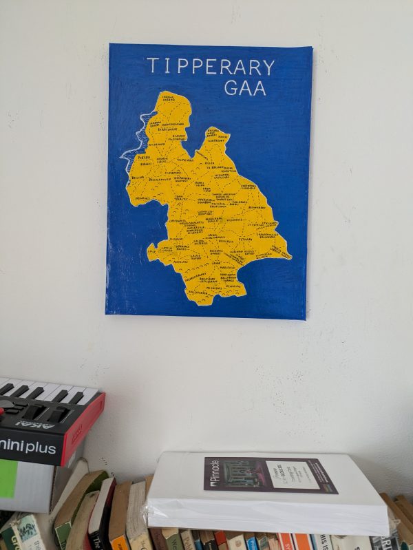 Map of Tipperary | GAA clubs version, 40 x 30cm acrylic ink - Image 5