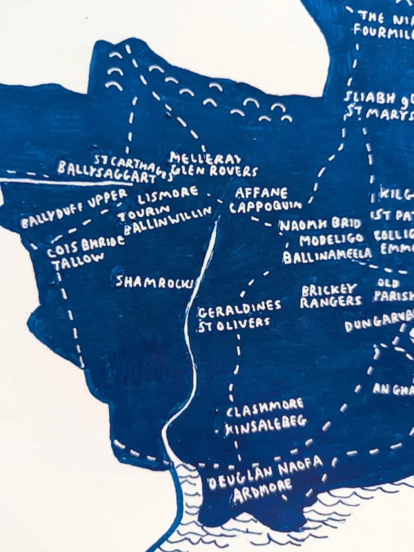 Waterford GAA club map, 10in x 8in print - Image 5