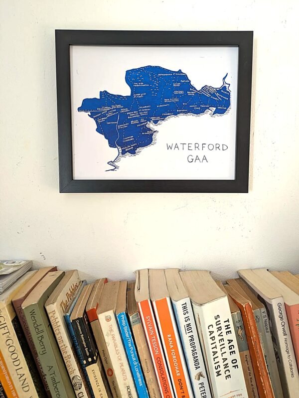 Waterford GAA club map, 10in x 8in print - Image 2