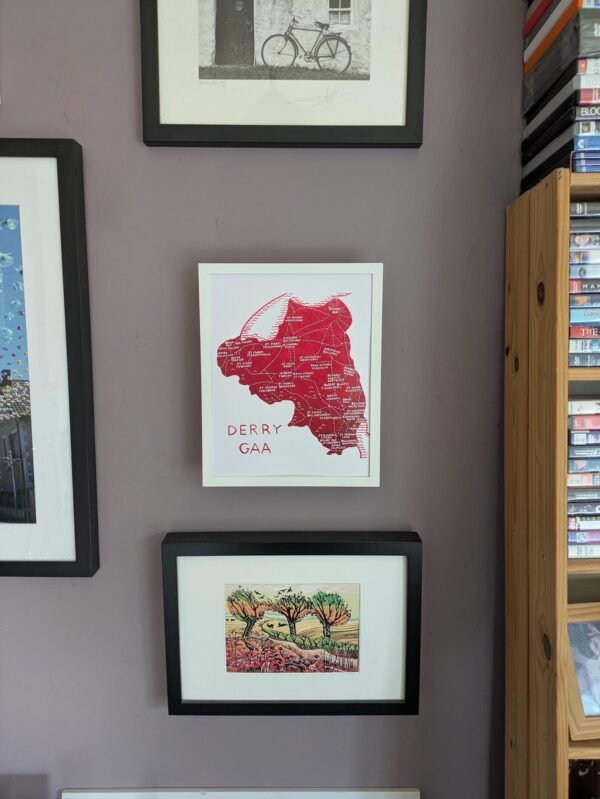 Derry GAA club map, 8in x 10in print - Image 2