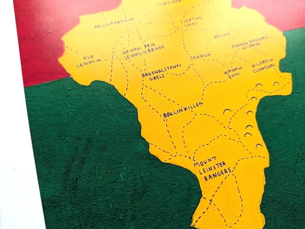County Carlow map, GAA club version | 8 x 10in print - Image 5