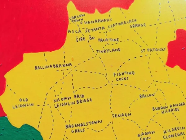 County Carlow map, GAA club version | 8 x 10in print - Image 3