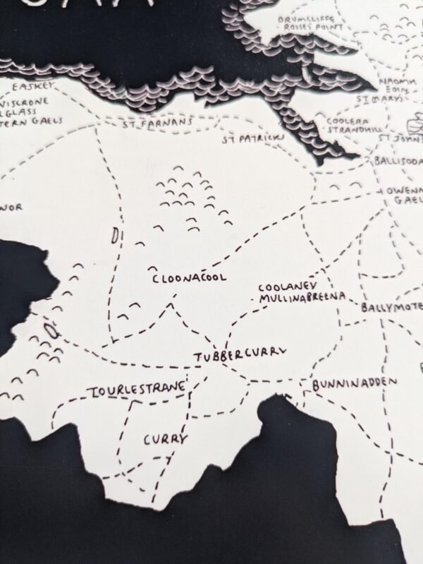 Sligo GAA club map, 10in x 8in print - Image 4