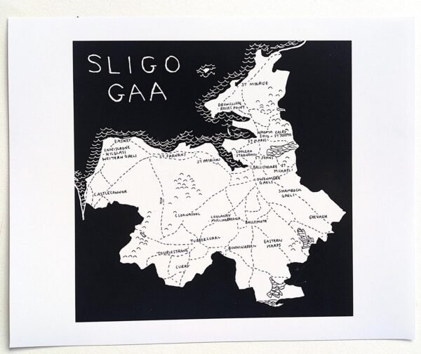 Sligo GAA club map, 10in x 8in print - Image 5