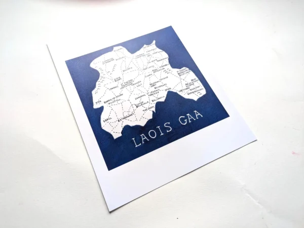 Laois GAA club map, 8in x 10in print - Image 2