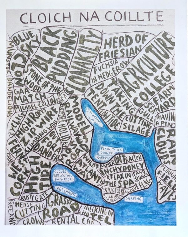 Clonakilty map, 8in x 10in print - Image 5