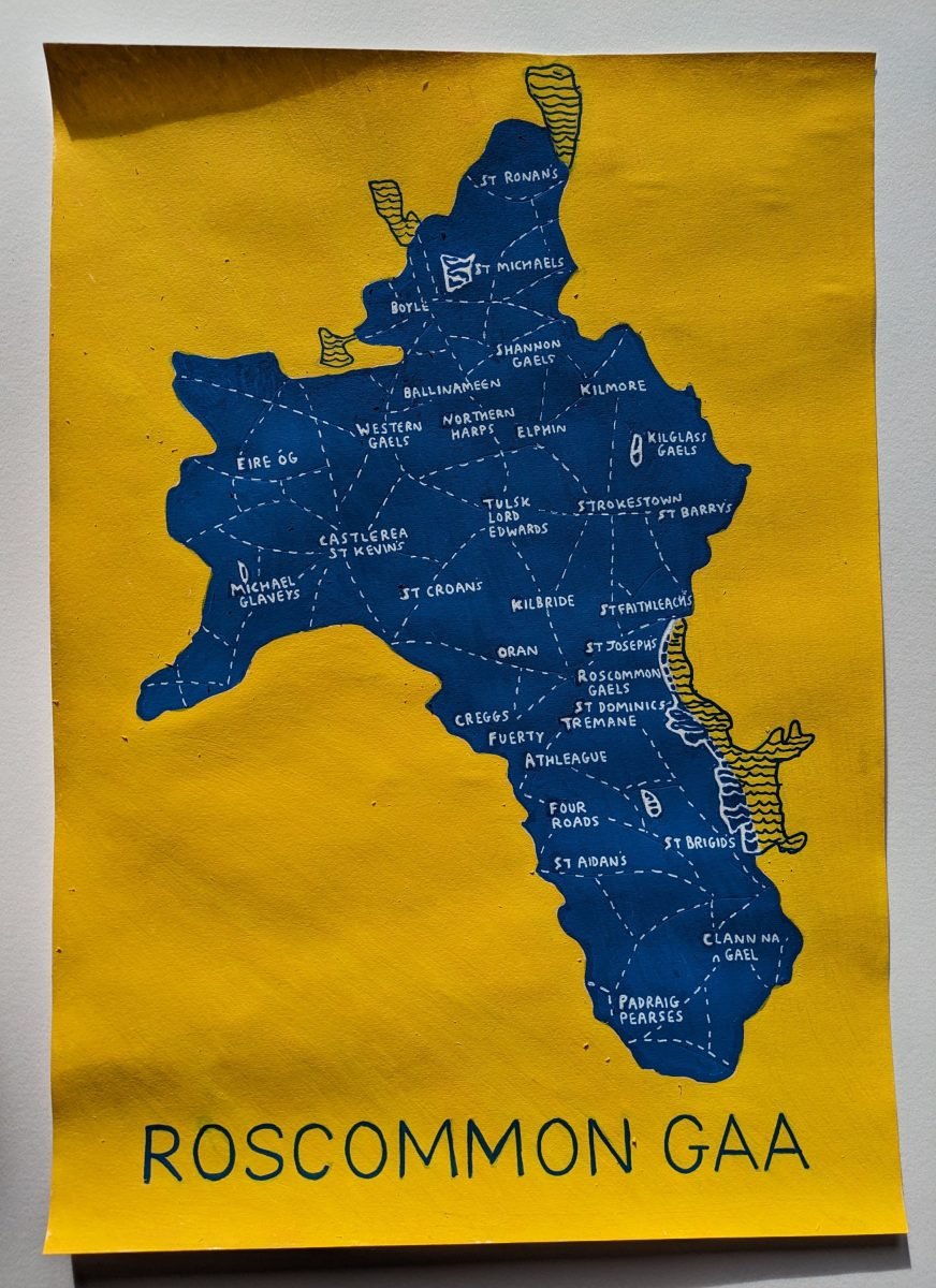 GAA club and county map The Wee Shed