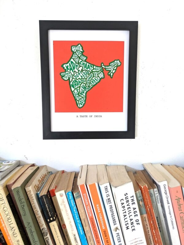 Map of India map, 8in x 10in print - Image 2