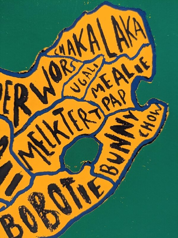 South Africa food map | 10in x 8in print - Image 5