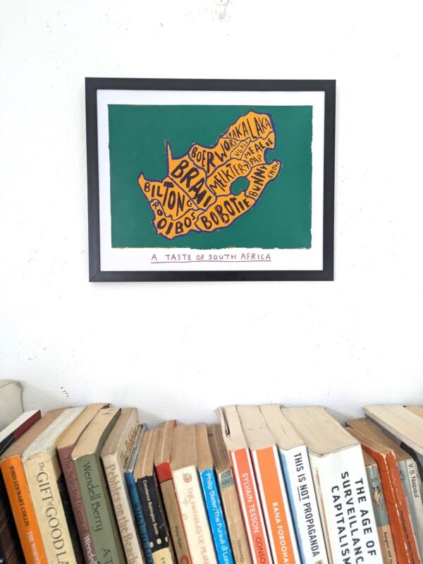 South Africa food map | 10in x 8in print - Image 4