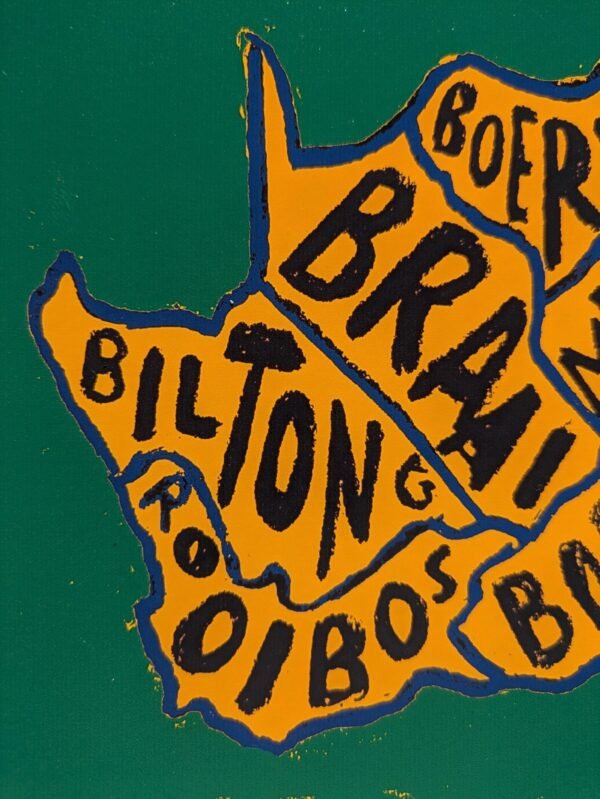 South Africa food map | 10in x 8in print - Image 3