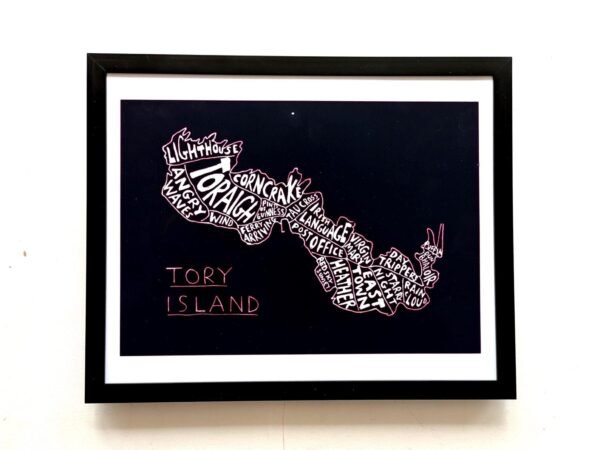 Tory Island map | 10in x 8in map print
