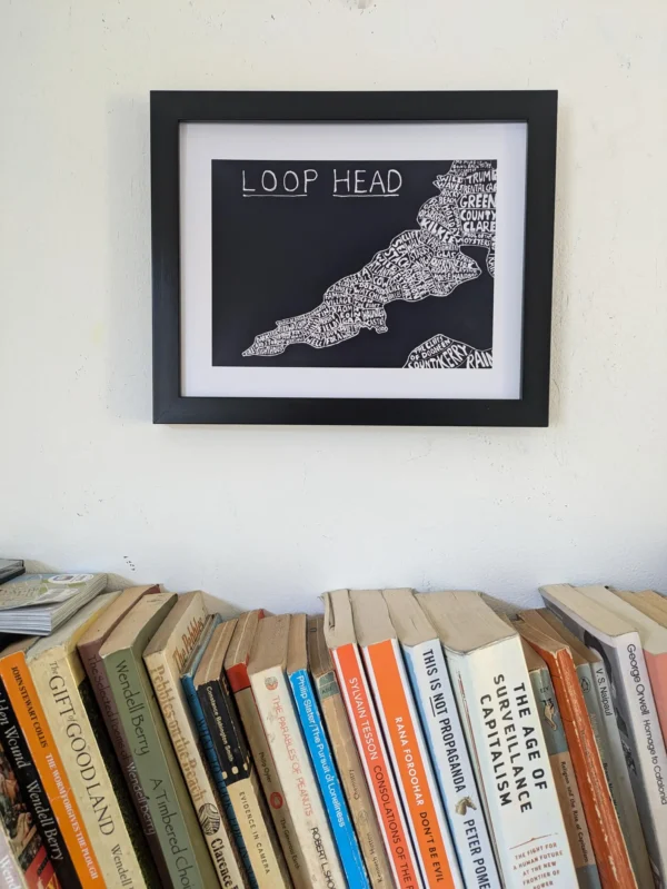 Loop Head Ireland | 10in x 8in map print - Image 4