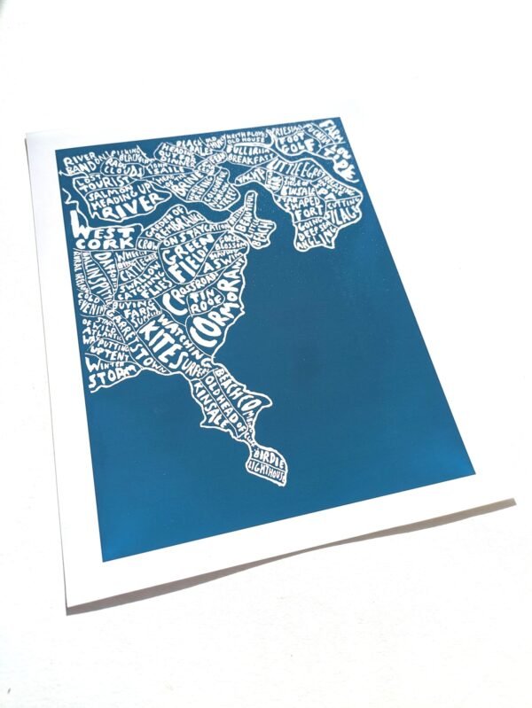 Kinsale map,10in x 8in print - Image 2