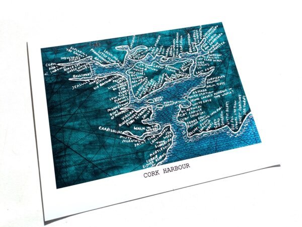 Cork Harbour map | 10in x 8in map print - Image 3