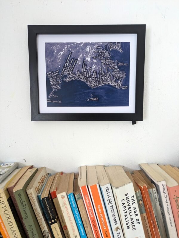 South Wexford coast map | 10in x 8in print - Image 2