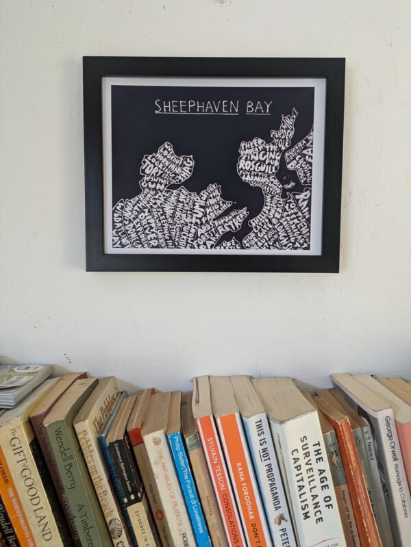 Sheephaven Bay map | 10in x 8in print - Image 2