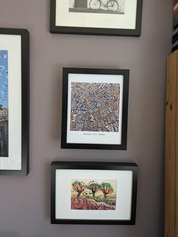 Map of Belfast,10in x 8in print - Image 4