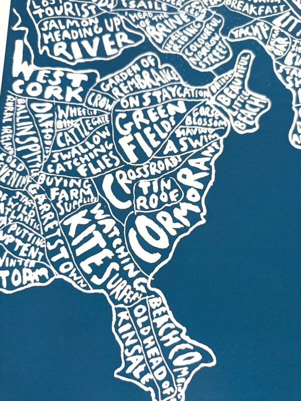 Kinsale map,10in x 8in print - Image 3