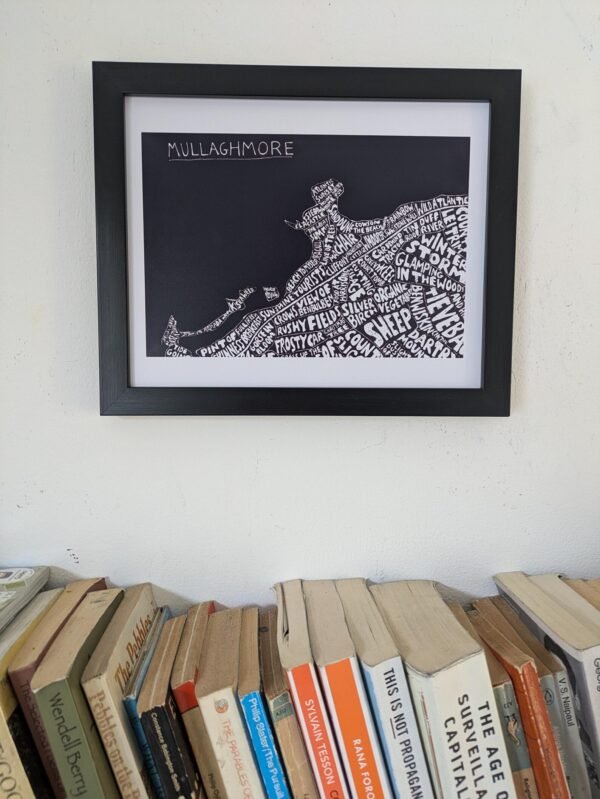 Mullaghmore Ireland | 10in x 8in map print - Image 2