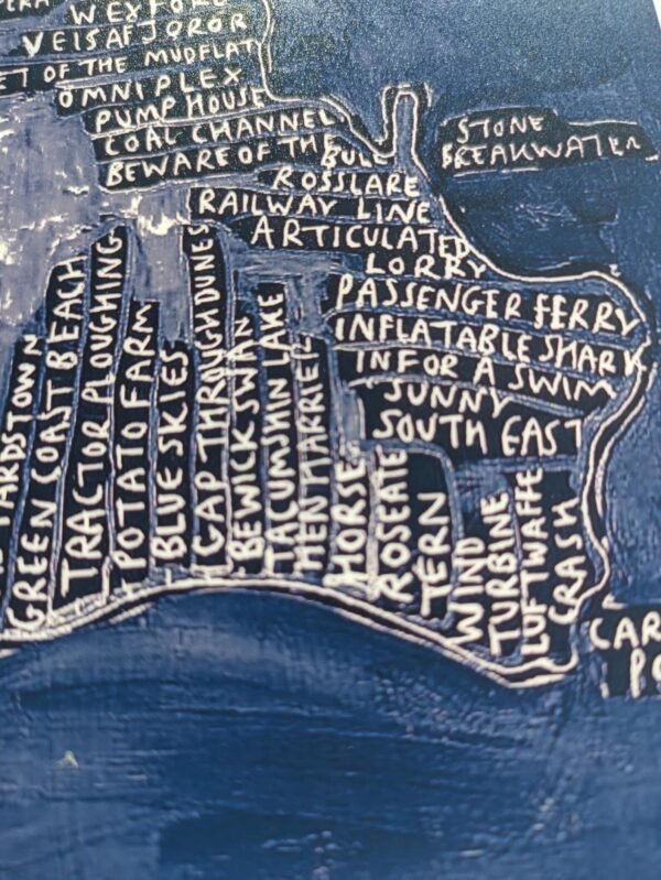 South Wexford coast map | 10in x 8in print - Image 4