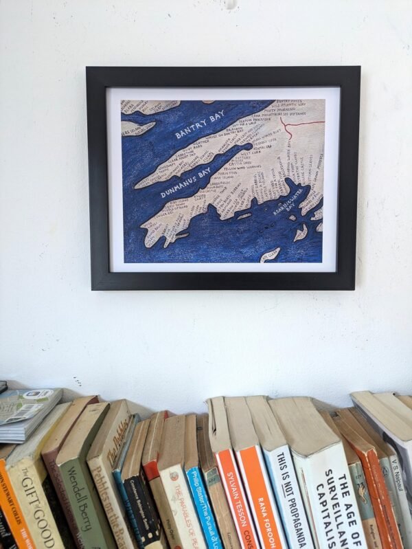 Mizen Peninsula map | 10in x 8in print - Image 4
