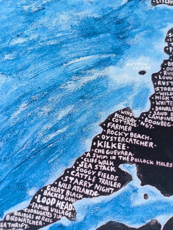 West Coast of Clare map | 10in x 8in print - Image 5