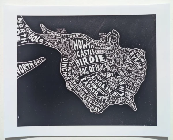 Howth Head  | 10in x 8in map print - Image 3