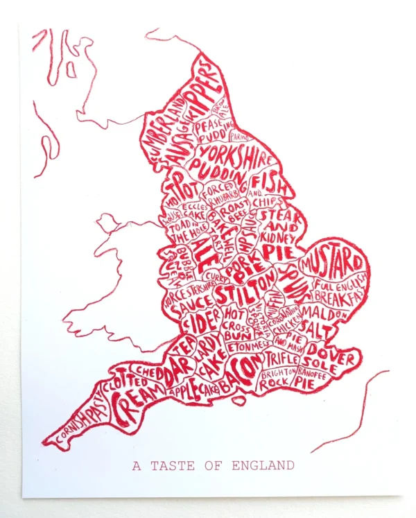 A Taste of England I  8in x 10in print - Image 2