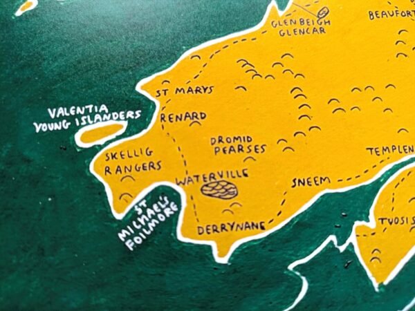 Kerry GAA club map | 8in x 10in print - Image 2