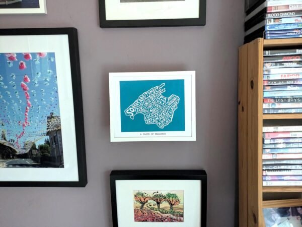 Mallorca map of food, 10in x 8in print - Image 3
