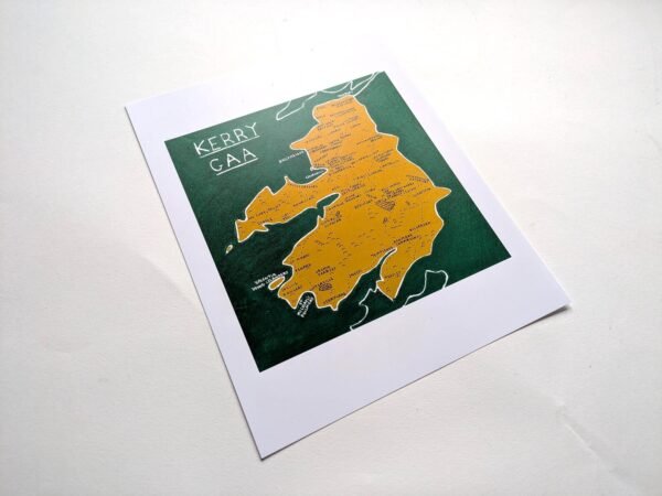 Kerry GAA club map | 8in x 10in print - Image 3