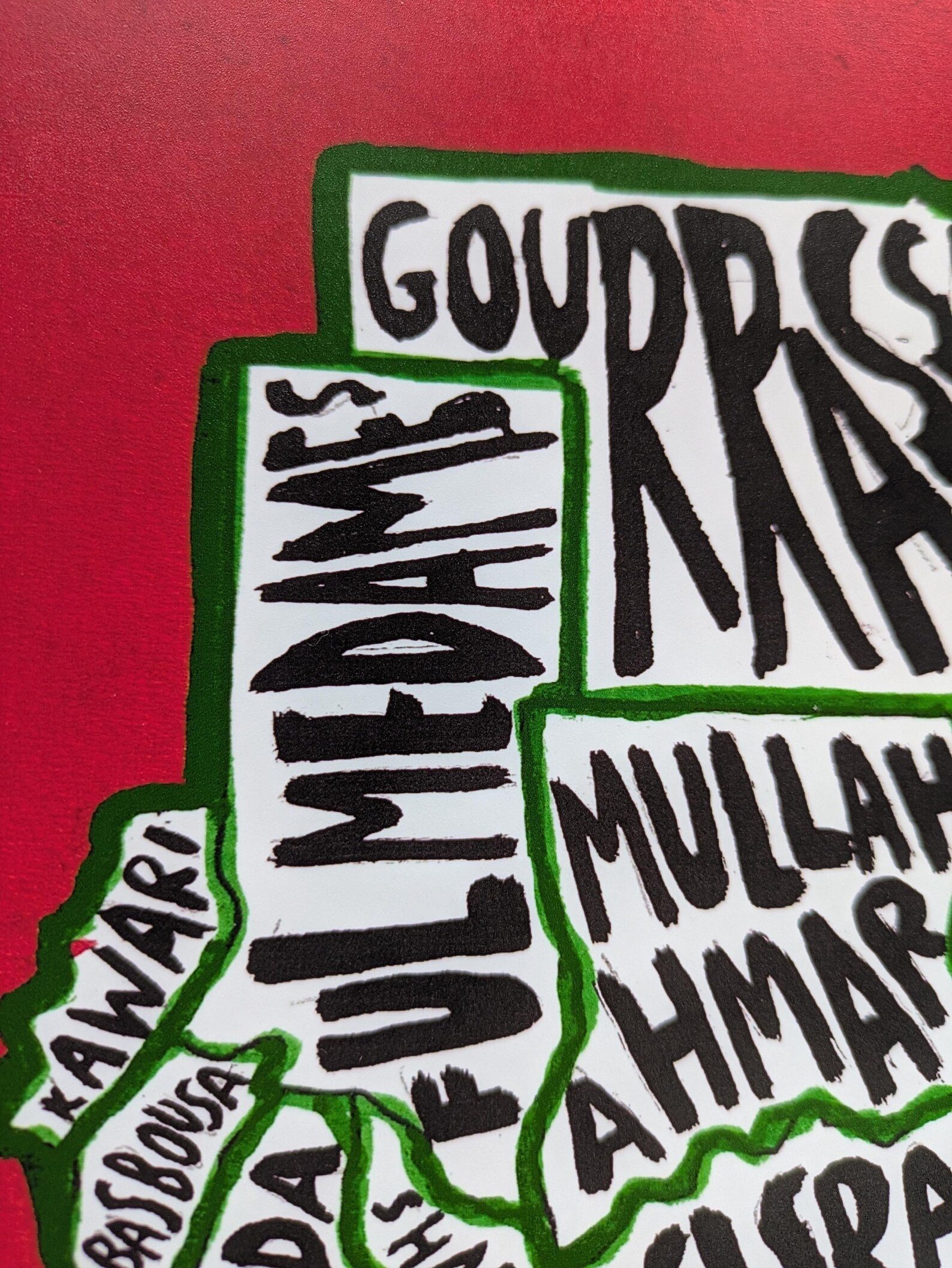 Sudan map of food, 8in x 10in print - Image 3