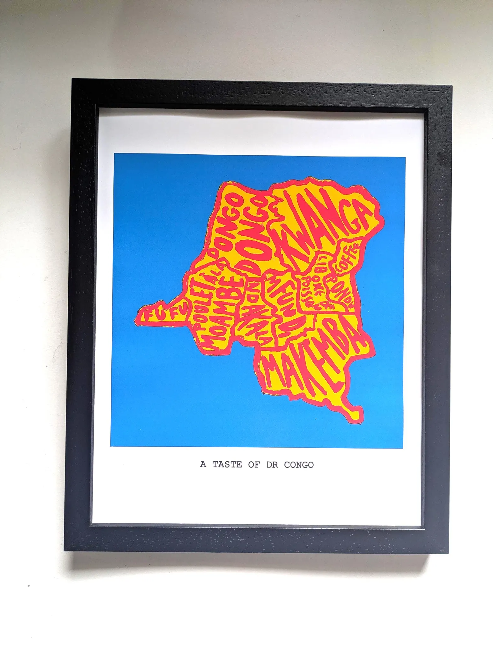 DR Congo food poster