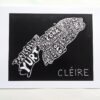 Cape Clear island map, 10in x 8in print - Image 2