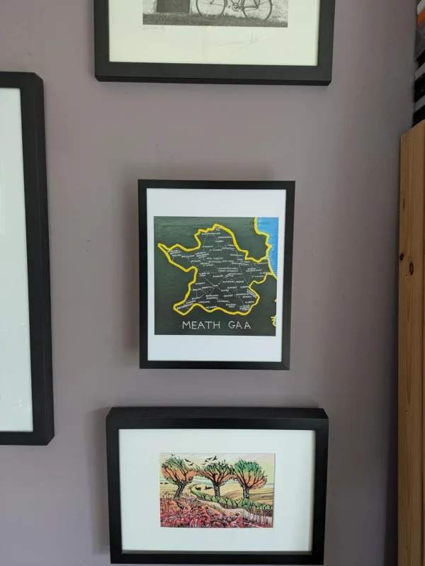 Meath GAA clubs map, 8in x 10in print - Image 4