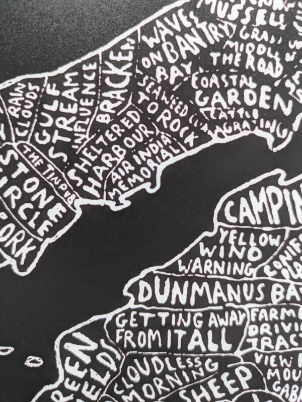Sheep's Head peninsula map, 10in x 8in print - Image 5