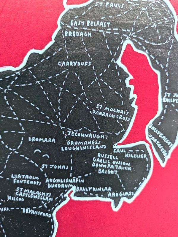 Down GAA clubs map, 8in x 10in map - Image 3