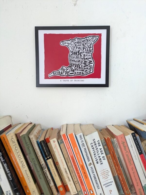 Map of Trinidad food, 8in x 10in print - Image 3
