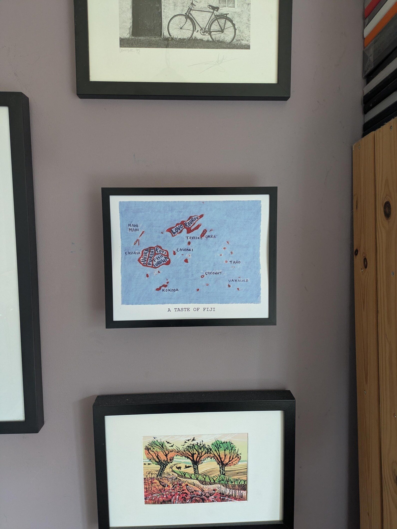 Fiji map of food, 10 x 8 inch print - Image 5