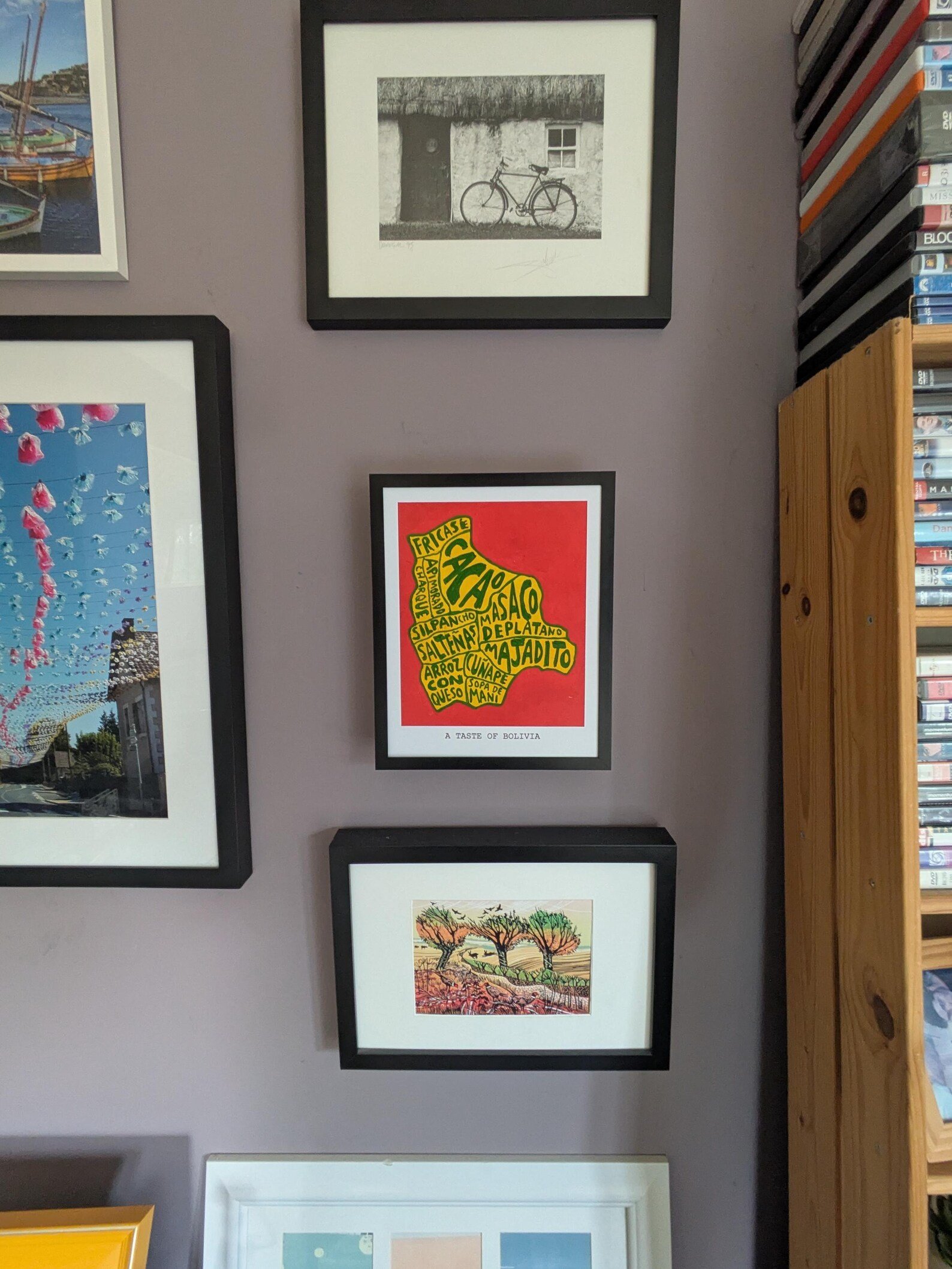 Bolivia map of food, 8 x 10in print - Image 3