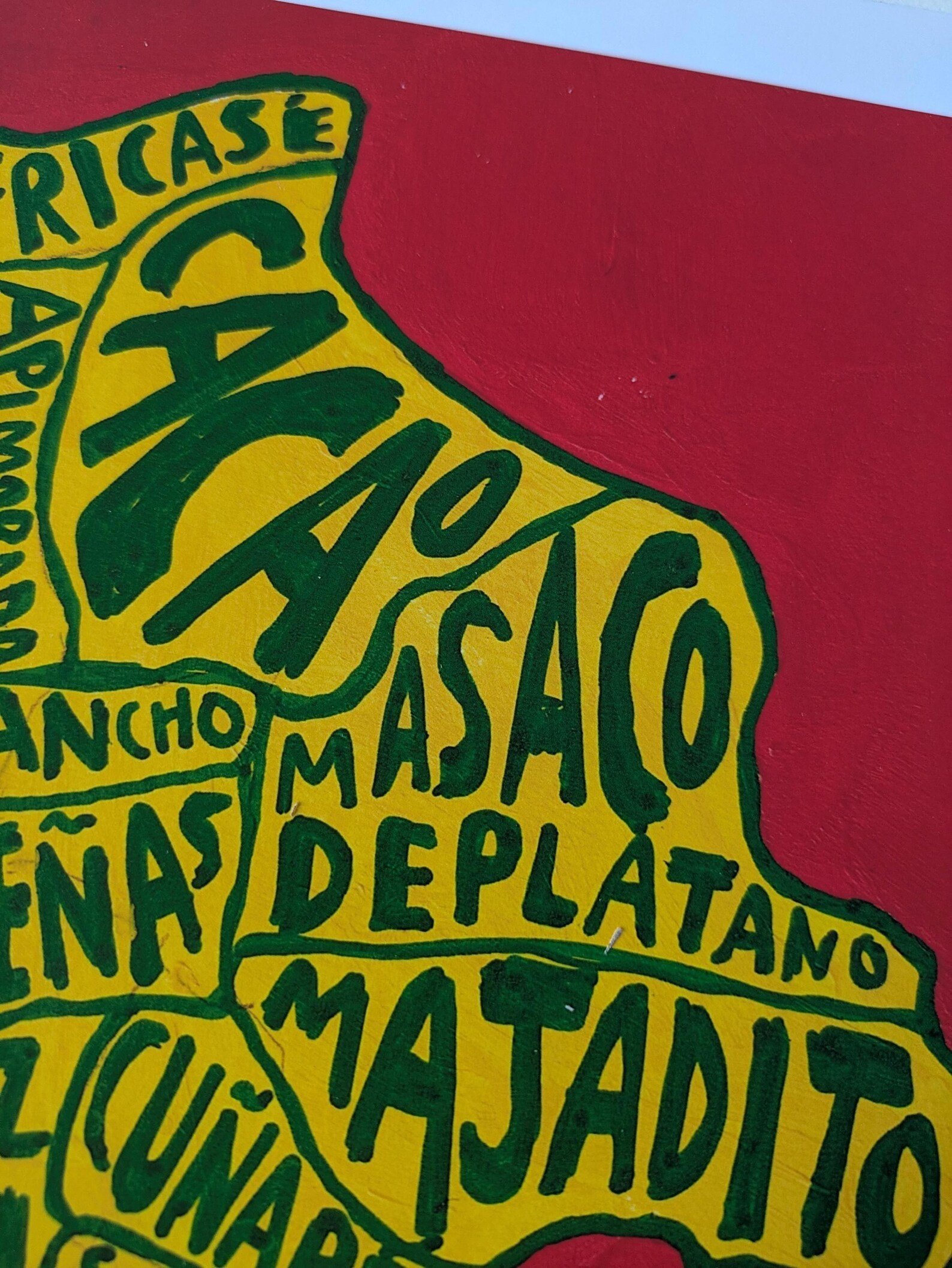 Bolivia map of food, 8 x 10in print - Image 2